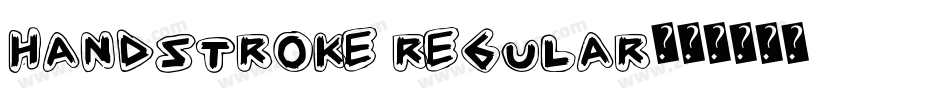 HandStroke Regular字体转换
